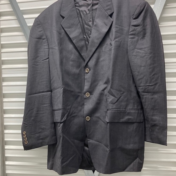 Adolfo Black Sport Coat Classic Blazer - Picture 1 of 3